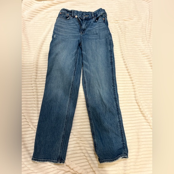 American Eagle Outfitters Blue Straight Leg Jeans - Picture 1 of 3